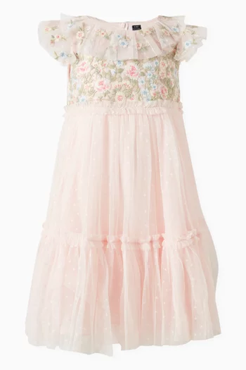 Antoinettes Floral Bodice Dress