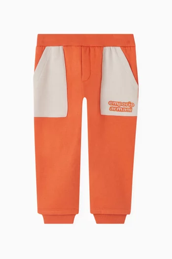 Colour-block Sweatpants in Cotton