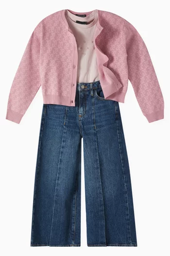 EA Logo Cardigan in Knit