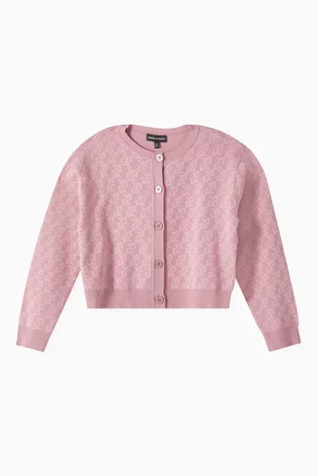 EA Logo Cardigan in Knit