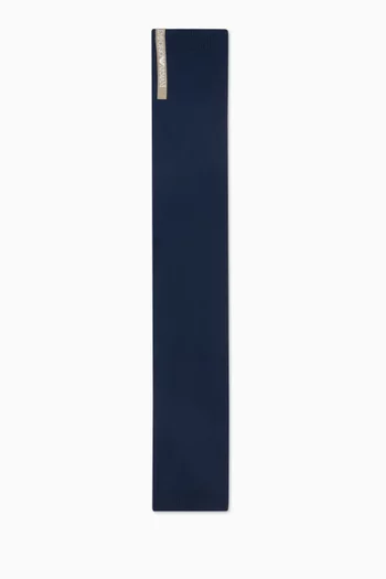 Contrast Logo Beanie & Scarf Set