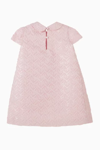 فستان بعقدة وشعار النسر 