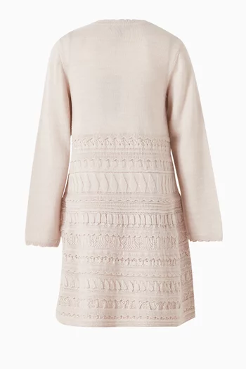 Micro Ruffles Tiered Dress