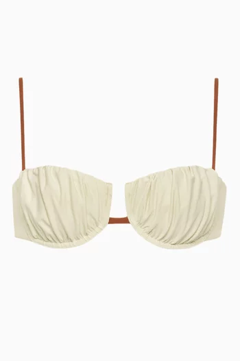 Binded Petal Bikini Top