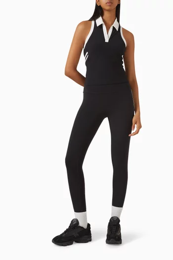 Austin Airweight Crop Polo Top