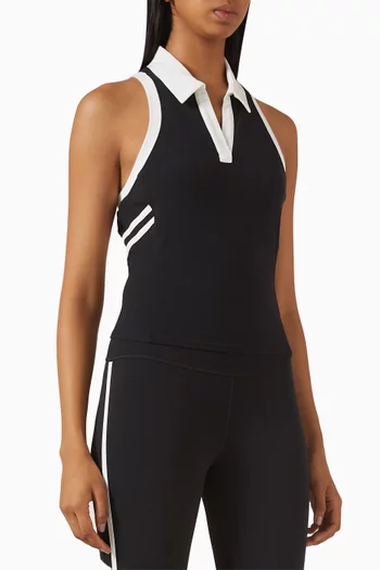 Austin Airweight Crop Polo Top