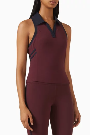 Austin Airweight Crop Polo Top