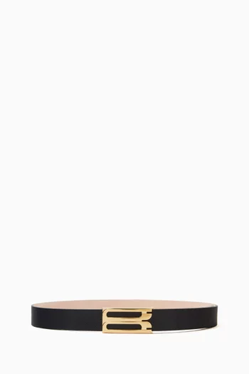 Micro Frame Belt in Leather