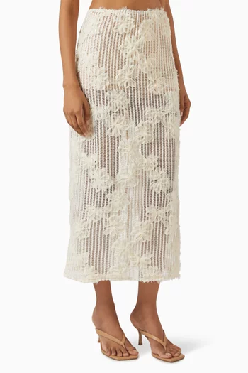Irina Crochet Maxi Skirt