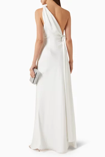 The Julianna Maxi Dress in Satin
