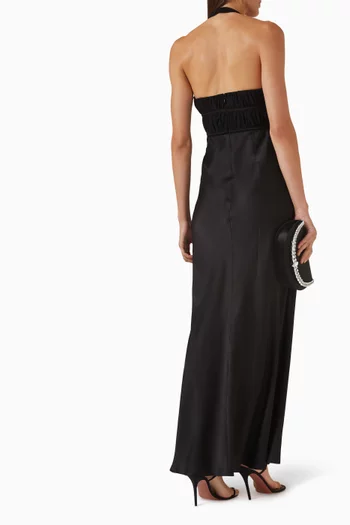 The Celine Dress in Satin