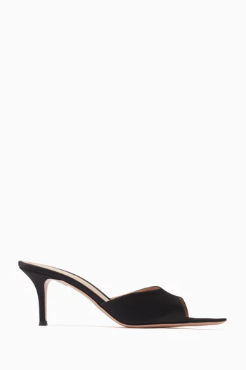 Elle 70 Mules in Crepe