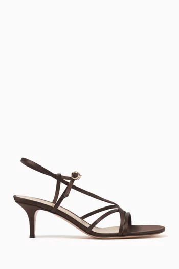 Strappy 55 Sandals in Satin