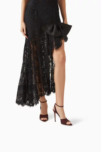 105 Sandals in Organza & Suede