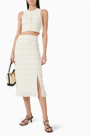 Crochet Midi Skirt
