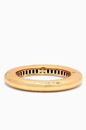 Blaze Bangle in Gold-plated Brass