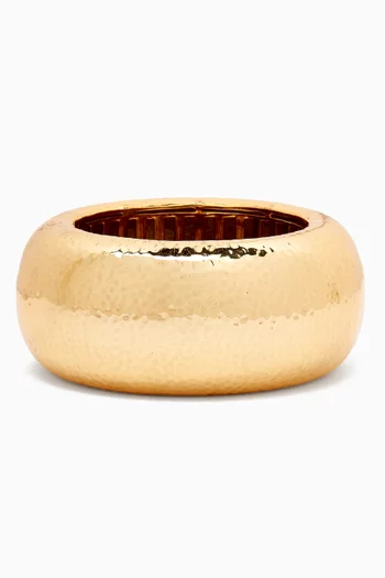 Solar Bangle in Gold-plated Brass