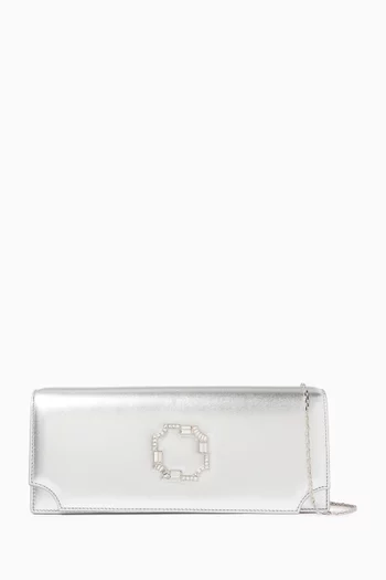 Vivien Clutch in Metallic Nappa Leather