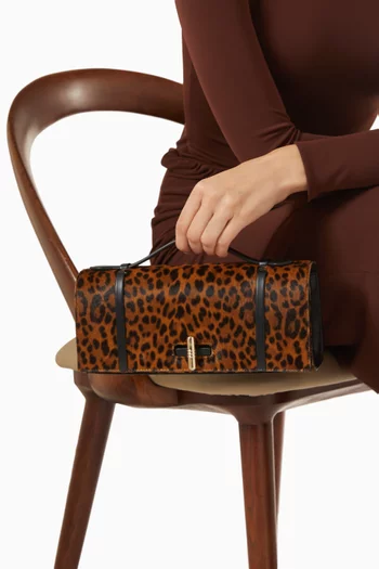 كلاتش ماي شمواه جلد عجل بنقشة جلد الفهد