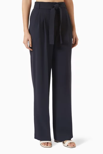 Tapiana Relaxed-fit Pants in Crepe