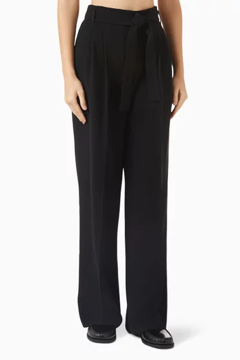 Tapiana Relaxed-fit Pants in Crepe