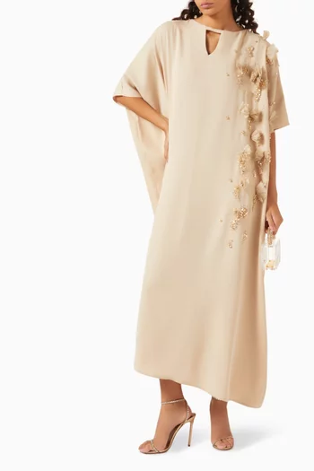 Floral Embellished Kaftan