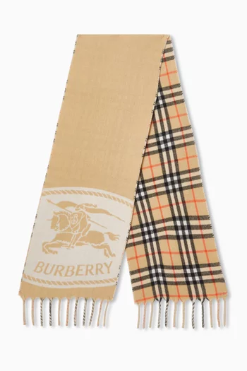 Reversible Scarf in Cashmere