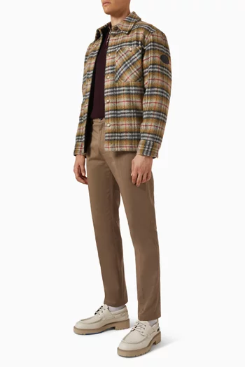 Check Jacket in Wool