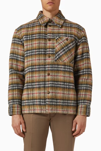 Check Jacket in Wool