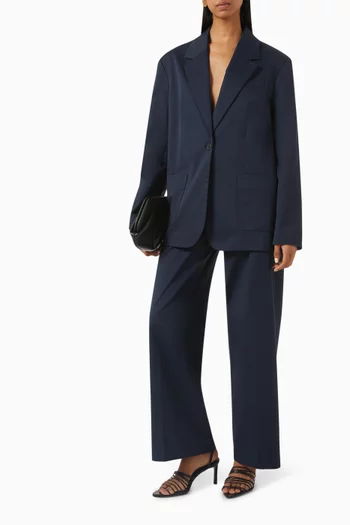 Loose-fit Blazer in Cotton-twill
