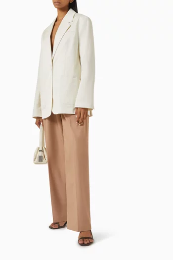 Loose-fit Blazer in Cotton-twill