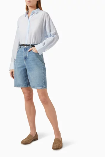 Boyfriend Shorts in Denim