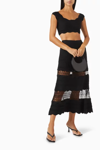 Lise Crop Top in Knit