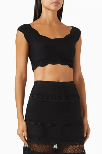 Lise Crop Top in Knit