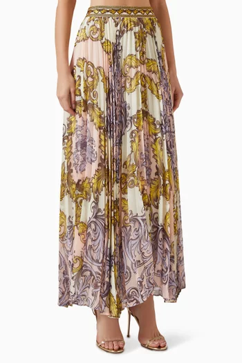 Katz Pleated Maxi Skirt