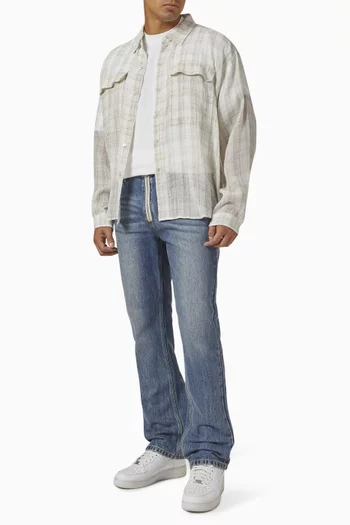 Checked Slubby Shirt