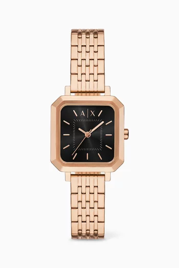 Leila Quartz Watch, 27 x 26mm