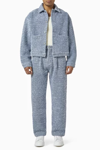 Carpenter Jacket in Bouclé Denim