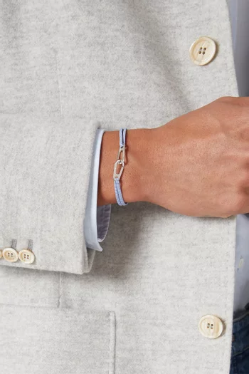 Dima Pull Bungee Bracelet in Sterling Silver