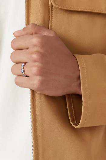 Eye Ring in 14kt Gold Vermeil