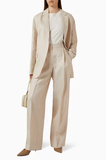 Tailored Blazer in Linen