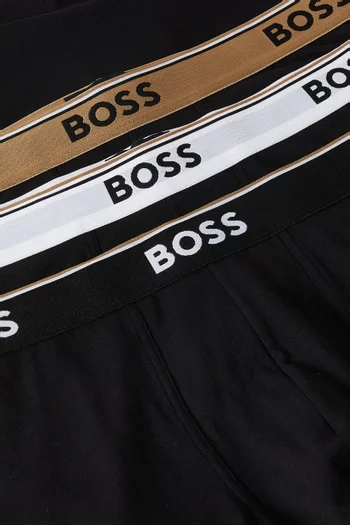 Boxer Briefs in Stretch Cotton, Set of 3