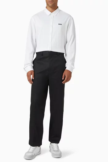 Regular-fit Shirt in Cotton Jersey