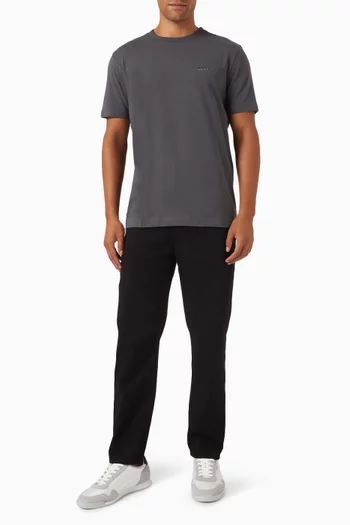 Logo T-shirt in Stretch Cotton