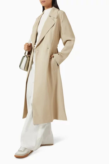 Calissya Trench Coat in Viscose