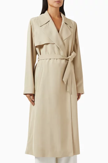 Calissya Trench Coat in Viscose