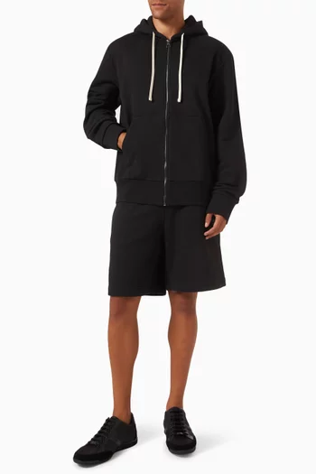 x Beckham Spence Zip Hoodie in Mercerised Cotton-terry