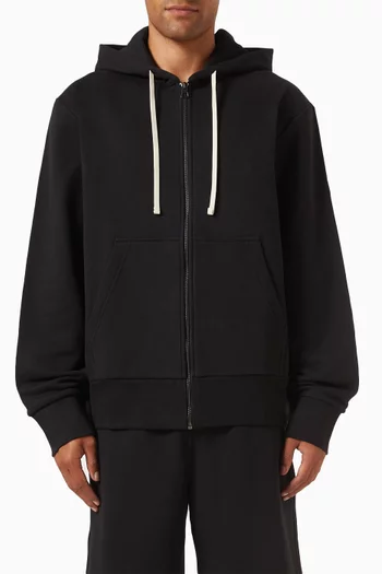 x Beckham Spence Zip Hoodie in Mercerised Cotton-terry