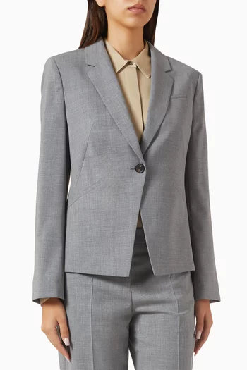 Jia Blazer in Virgin Wool
