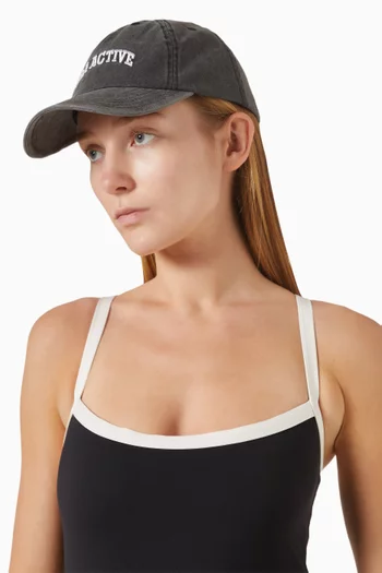 Active Embroidered Cap in Cotton